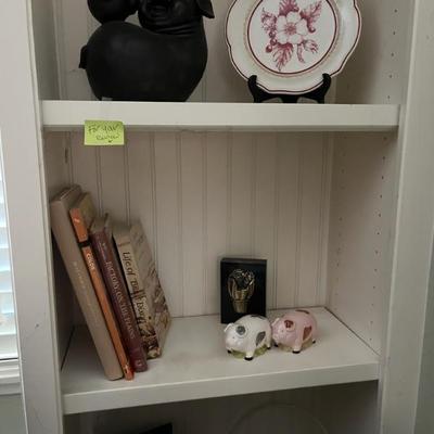 Wooden piggy and salt & pepper shakers 