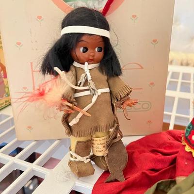 Vintage 60‘s-70’s Native American dolls