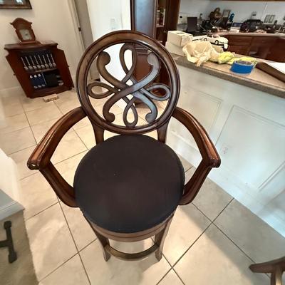 Barstool 24 X 24 X 30 Cushions Are A Little Worn