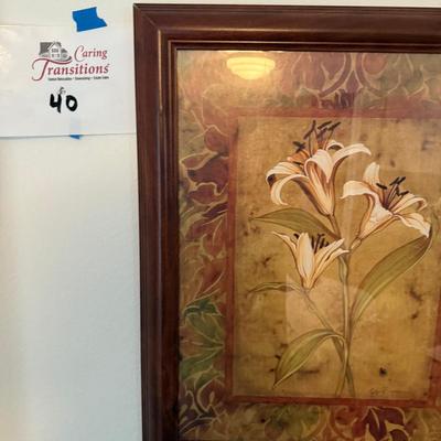 Wall Art – Lilies 20 X 30