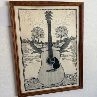 Wall Art- Guitar 20 X 26
