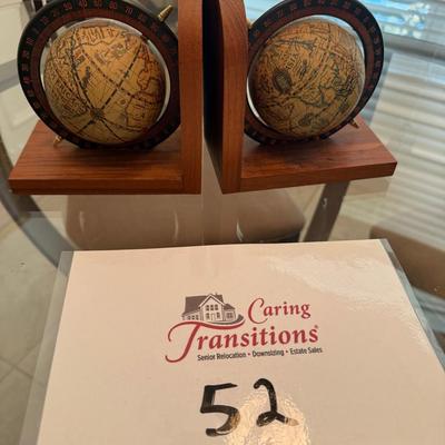 Globe Book Ends