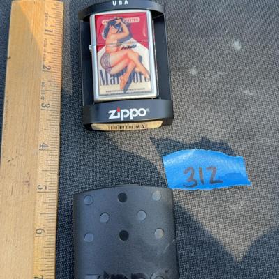 Marlboro Red Garter Belt, Zippo Lighter