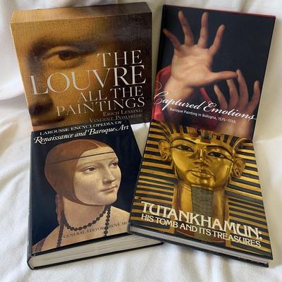 Assorted Hardcover Art & Artifact Books, 4 Pcs