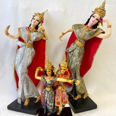 Vintage Thai Dancing Dolls 