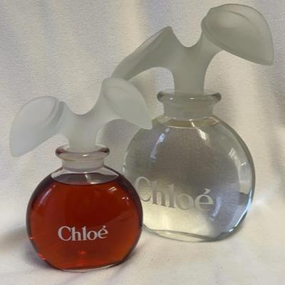 Chloe Vintage Factice Perfume Display Bottles, 2 Pcs