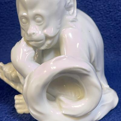 Robert Ullman Porcelain Monkey Figurine 1930s