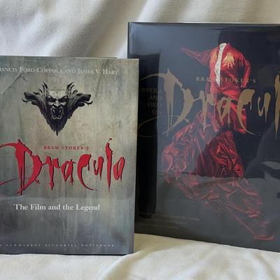 Bram Stoker’s Dracula Film Hardcover Books, 2 Pcs