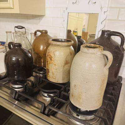 Pottery jugs