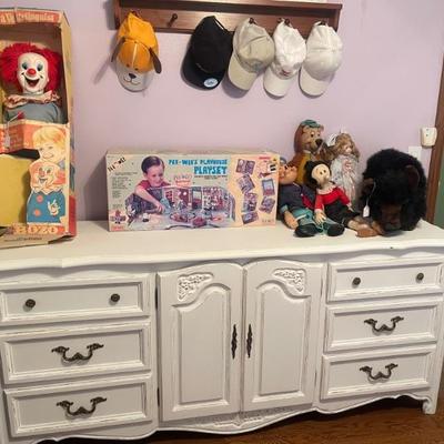 Dresser and collectibles 