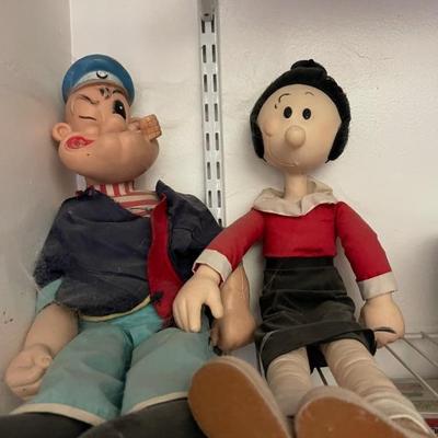 Popeye and olive oil 