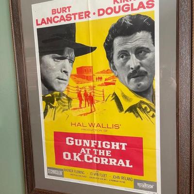 Antique movie posters framed 