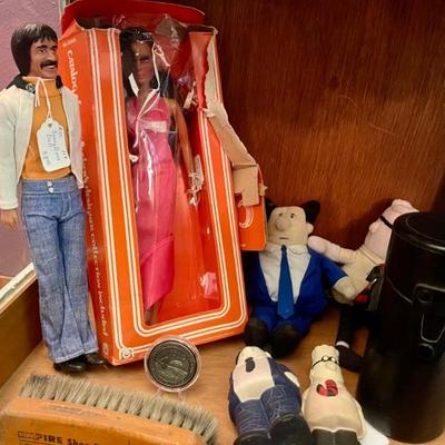 Sonny and Cher dolls 