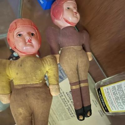 Old football dolls 