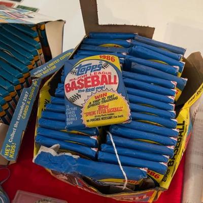 Baseball cards still sealed 
