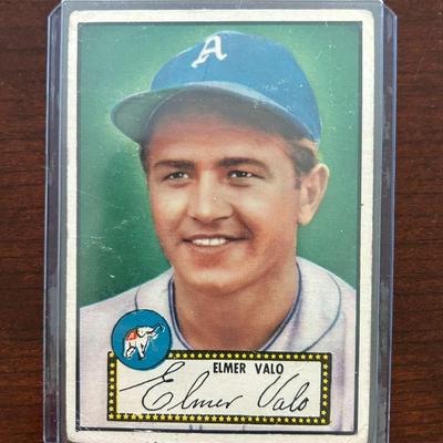 1952 Topps Baseball Card. Elmer Valo #34