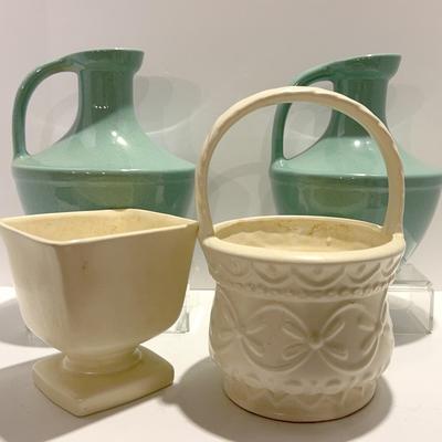 Vintage Tabletop Pottery With Hull, Redwing And Pfaltzgraff