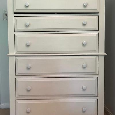 Painted Six Drawer Dresser