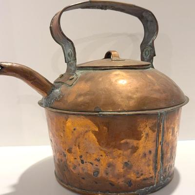 Antique Copper Kettle
