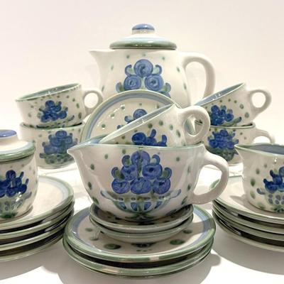 M.A. Hadley Pottery  “Grape Bouquet” Design 