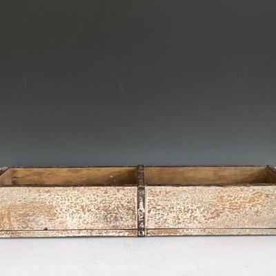 Antique Wood Brick Making Mould 