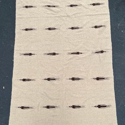 Navajo/Southwestern Hand Woven Wool Blanket/Serape