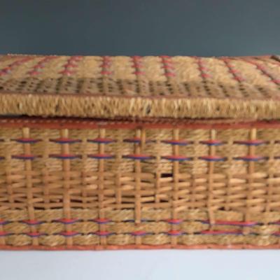 Vintage Sewing Basket With Contents