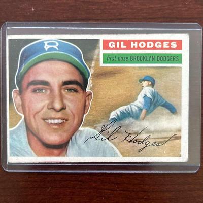 1956 Topps Baseball. Gil Hodges #145