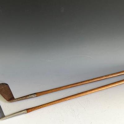 Antique Vulcan Mashie Hickory Shaft Golf Club with Mohawk Club