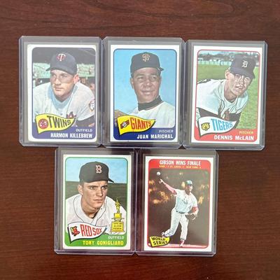 1965 Vintage Baseball Cards. Harmon Killabrew, Bob Gibson and More