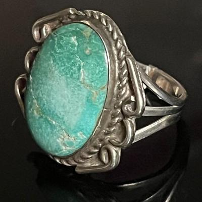 Native American Silver Turquoise Ring