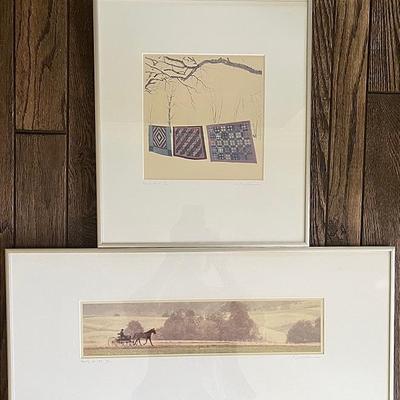 Bill Coleman Signed and Numbered Amish Country Photographs (2)