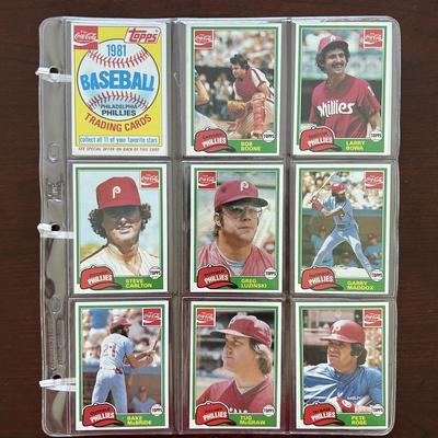 1981 Topps Coca Cola Baseball Cards 1-11. Pete Rose, Mike Schmidt and More