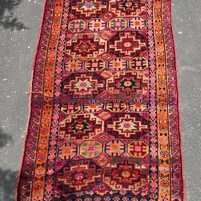 Kurdish/Afghan Hand Loomed Runner