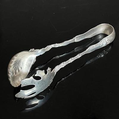 Wallace Sterling Silver Sugar Tongs, Antique 