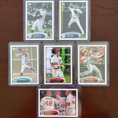 2012 Topps Baseball Complete Set. Mickey Mantle, Bryce Harper Rookie Card