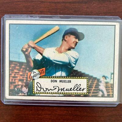 1952 Topps Baseball Card. Don Mueller #53