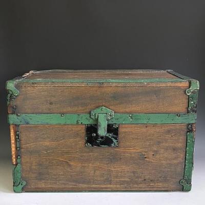 Antique Pettibone Mfg. Pine Chest for Band Uniforms