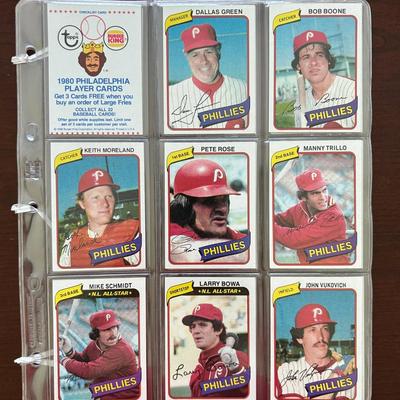1980 Topps Burger King Baseball Cards 1-22. Pete Rose, Mike Schmidt and More