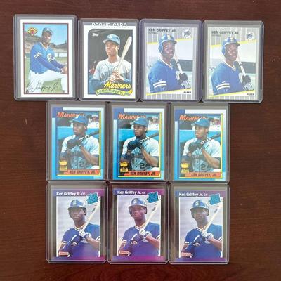 Ken Griffey Jr. Rookie Card Lot