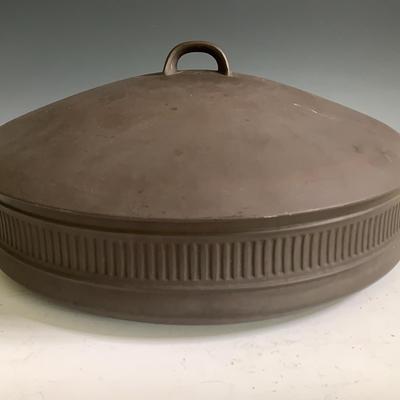 Dansk Large Enameled Cast Iron Casserole Dish In Matte Brown