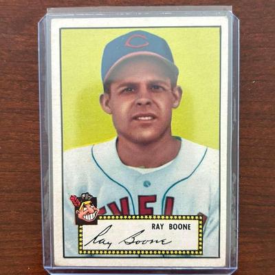 1952 Topps Baseball Card. Ray Boone #55