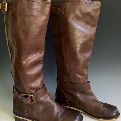 Pair Of “Lucky” Brand Brown Leather Boots