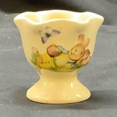 Vintage Ceramic Bunny Egg Cup
