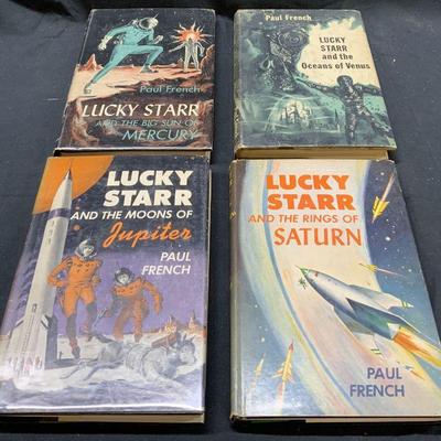 Lot4 Science Fiction Lucky Starr Paul French 1950s
