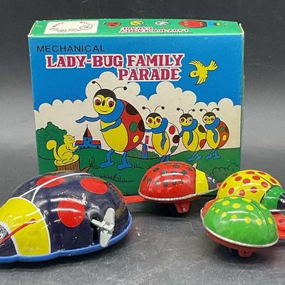 LADY BUG FAMILY PARADE Mechanical Toy, Org Bx
