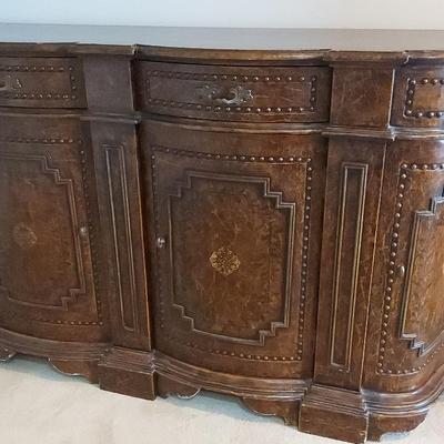 CRACKLED BUFFET WITH LOTS OF STORAGE 