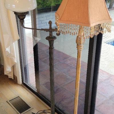 2 UNIQUE LAMPS (NON MATCHING)