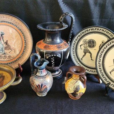 HAND MADE GREEK POTTERY COLLECTION 