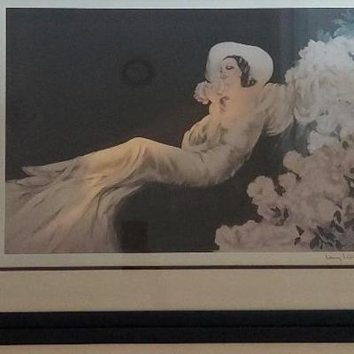 THREE FRAMED ART DECO PRINTS BY LOUIS ICART